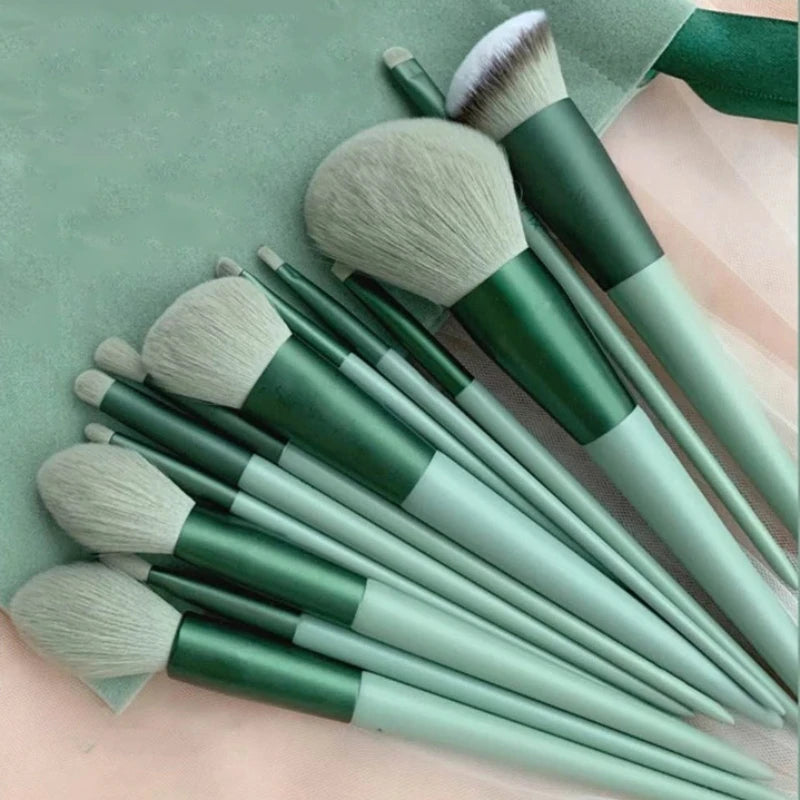 13Pcs Soft Fluffy Makeup Brushes Set for Cosmetics Foundation Blush Powder Eyeshadow Kabuki Blending Makeup Brush Beauty Tool